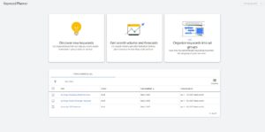 google keyword planner