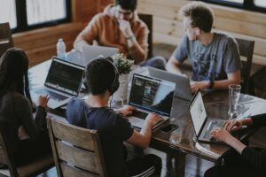 Web dev team at a coworking space