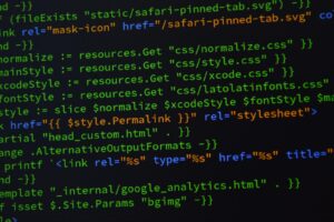 Svelte code on a screen