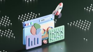 SEO 3d graphic